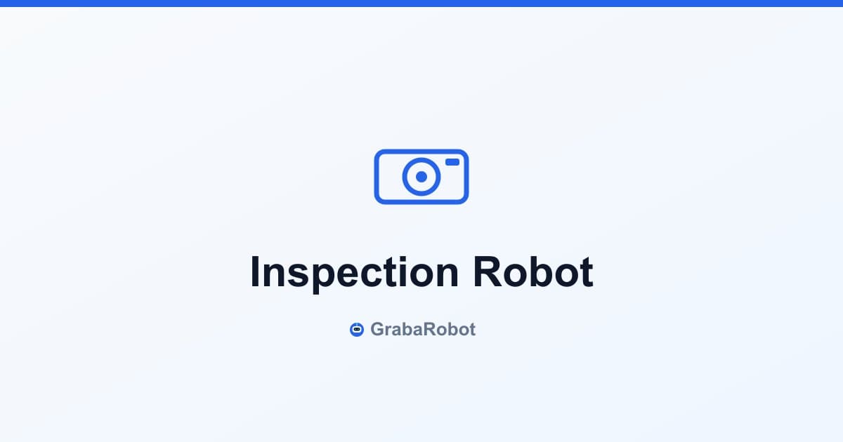 Inspection Robot Price 2026: $3K–$200K (Drones/Crawlers/Crawl)