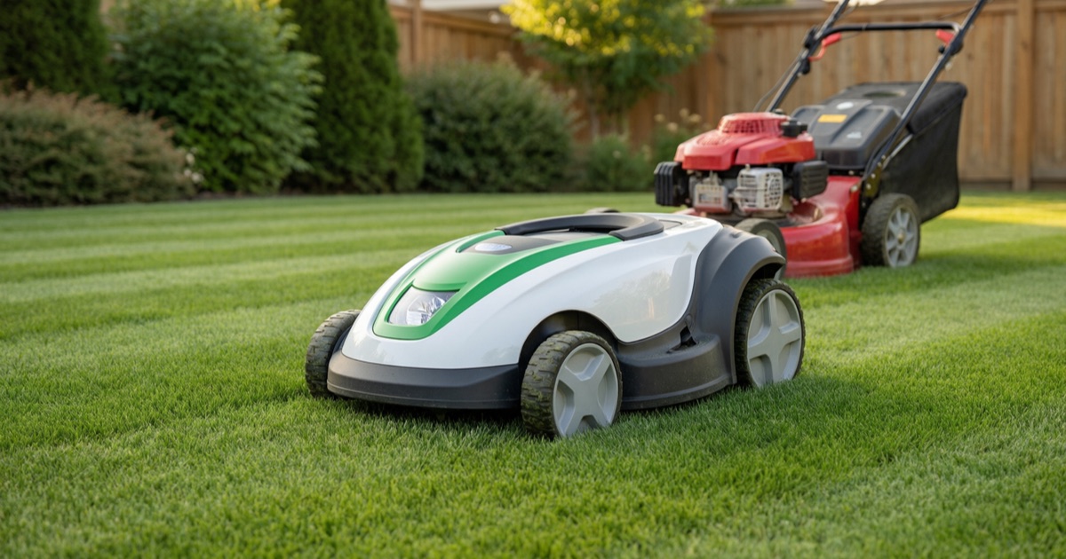 Robot Lawn Mower vs Gas Mower (2026): Cost, Time, and Lawn Health Compared